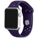 Curea iUni compatibila cu Apple Watch 1/2/3/4/5/6/7, 38mm, Silicon Sport, Purple